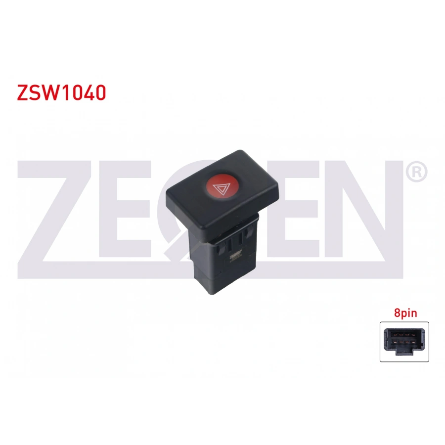 FLASOR ANAHTARI 8 PIN KIRMIZI ISIK DACIA LOGAN 2004-2012