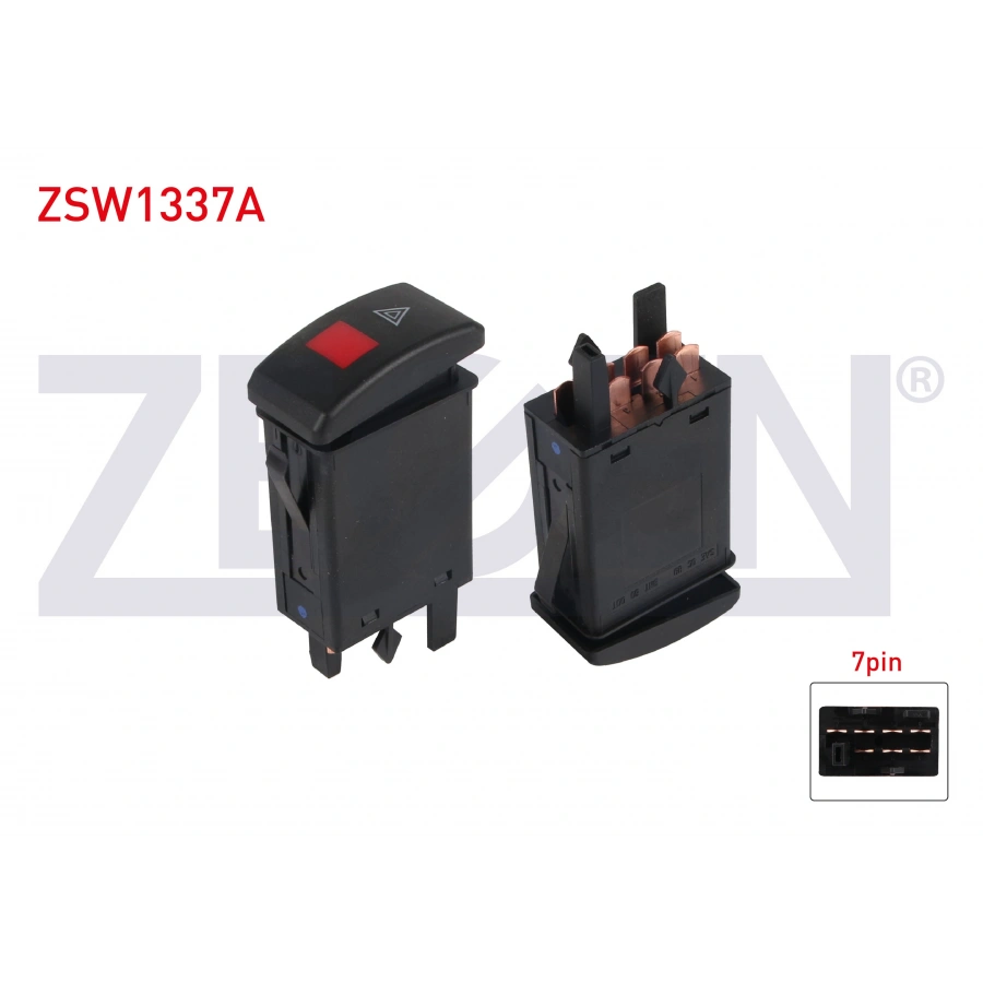 FLASOR ANAHTARI KARE 7 PIN SKODA OCTAVIA 1996-2004