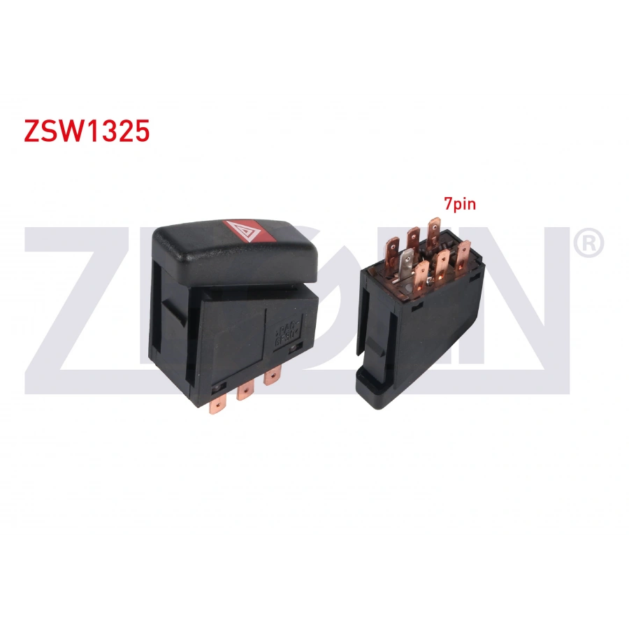 FLASOR ANAHTARI SIYAH 7 PIN OPEL VECTRA A - CALIBRA 1988-1997