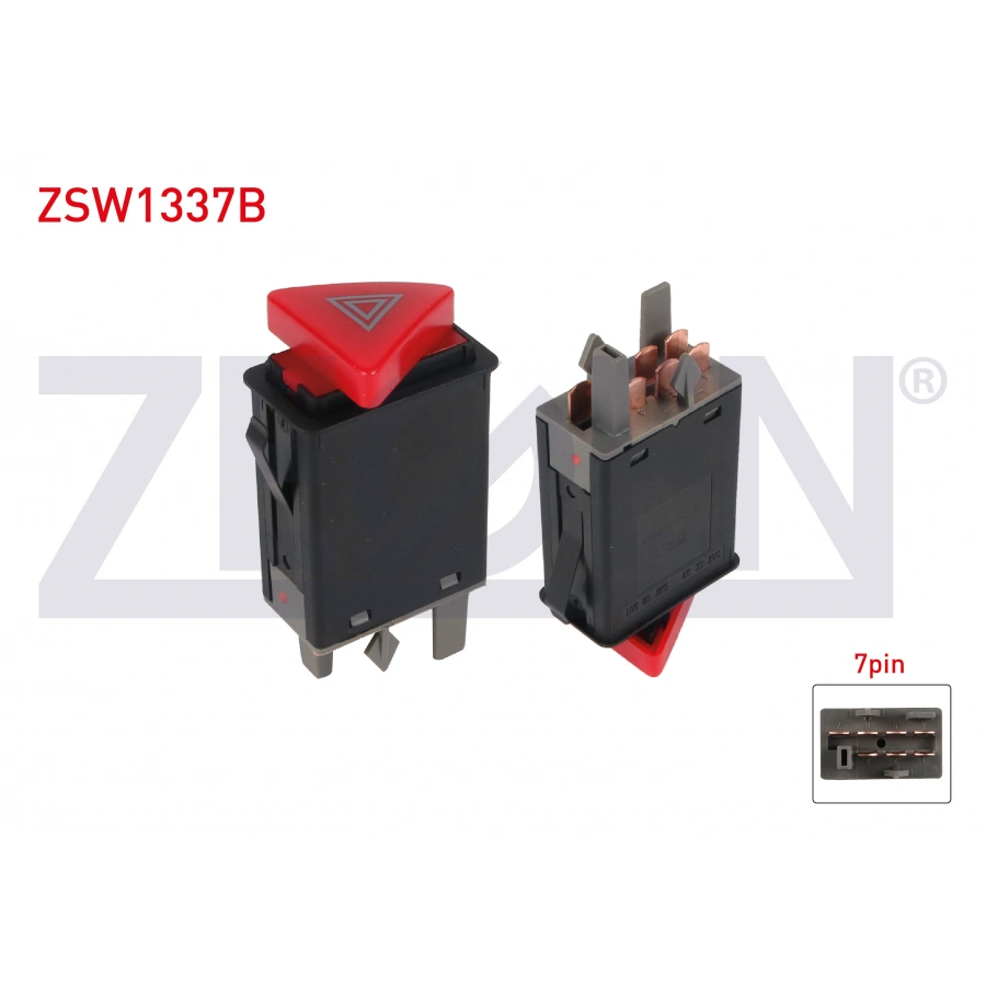 FLASOR ANAHTARI UCGEN 7 PIN SKODA OCTAVIA I - II 1996-2012