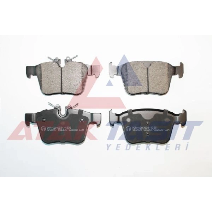 FREN BALATA ARKA 18 JANT LAND ROVER DISCOVERY SPORT (LC) 2.0 TD4 14-/ DISCOVERY SPORT 2.0 Si4 14-/ VOLVO S90 II 2.0 D5 16-/ XC90 II 2.0 D5 15-/ JAGUAR XF (JB) 2.0 D 16-/ XE (X760) 2.0 15-