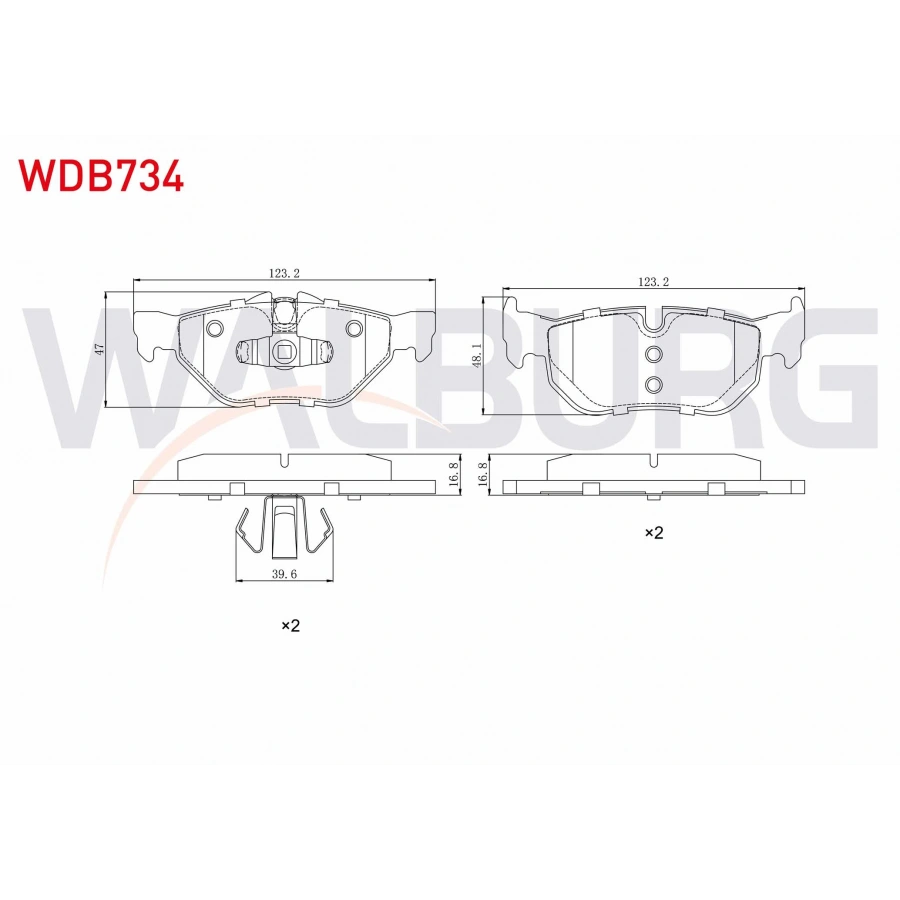 FREN BALATA ARKA BMW 3 SERISI (E90) 320 D 2005-2011