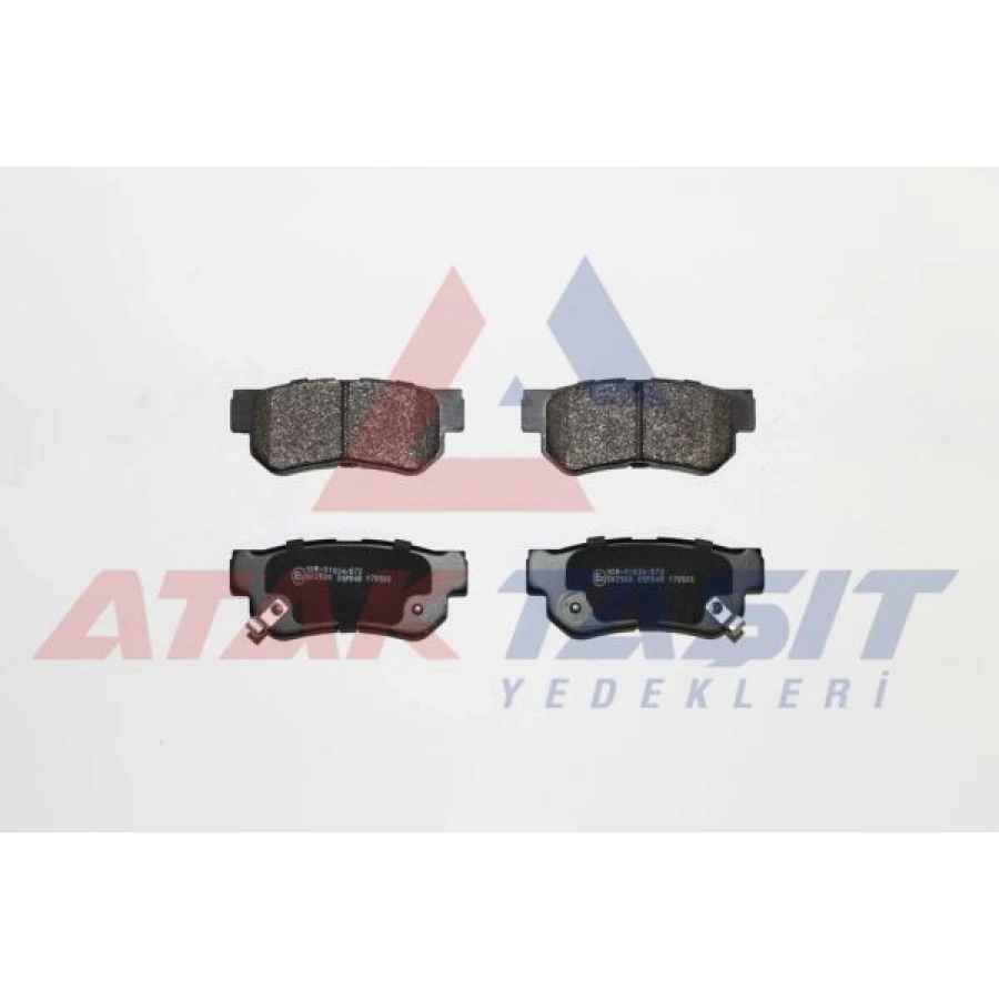 FREN BALATA ARKA IKAZLI HYUNDAI GETZ 1.3i 2002-2008/ 1.4i 2002-2008/ 1.5 CRDI 2002-2008/ SONATA IV 2.0i 2001-2004/ TUCSON 2.0 CRDI 2004-2010/ SPORTAGE 2.0 CRDI 2004-2010/ KIA MAGENTIS 2.0 CRDI 2005-