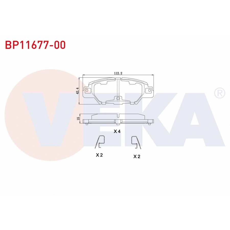 FREN BALATA ARKA IKAZLI MAZDA CX-5 (KE,GH) 2.0 2011-