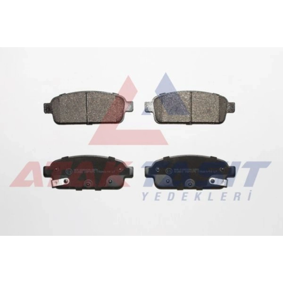 FREN BALATA ARKA IKAZLI OPEL ASTRA J 1.6i 16 JANT 2009-2016 / 1.3 CDTI 16 2009-2016 / MOKKA 1.6 2012-/ ZAFIRA C 1.6 2011-/ CHEVROLET CRUZE 1.6 2011-2014/ TRAX 1.6 2012-2014