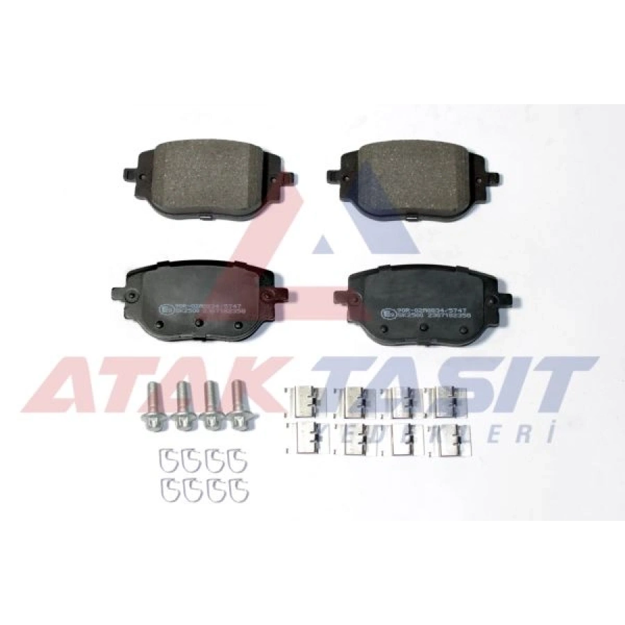 FREN BALATA ARKA IKAZLI PEUGOT EXPERT 2020- / CITROEN JUMPY 2020- / OPEL ZAFIRA D 2020- / VIVARO C 2019- / TOYOTA PROACE 2020- / FIAT SCUDO 2022-