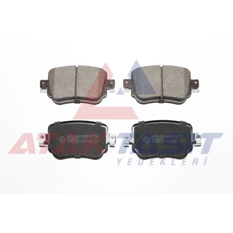 FREN BALATA ARKA IKAZLI VOLKSWAGEN CADDY IV 1.6 TDI 2015-/ SEAT LEON (5F) 1.8 TSI 2012-/ 2.0 TDI 2012-/ LEON CUPRA 2.0 TDI 2006-/ SKODA OCTAVIA (5E3) 2.0 TDI 2012-