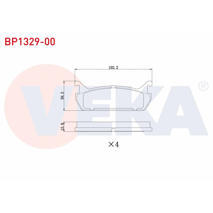 FREN BALATA ARKA MAZDA 323 VI (BJ) 2.0i 1998-2004 / 323 IV (BG) 1.8i 16v 1989-1994 / MX-5 I (NA) 1.6i 16v 1990-1998/ DAIHATSU APPLAUSE II 1.6 16v 1997-/ SUZUKI BALENO (EG) 1.6i 16v 1995-2002
