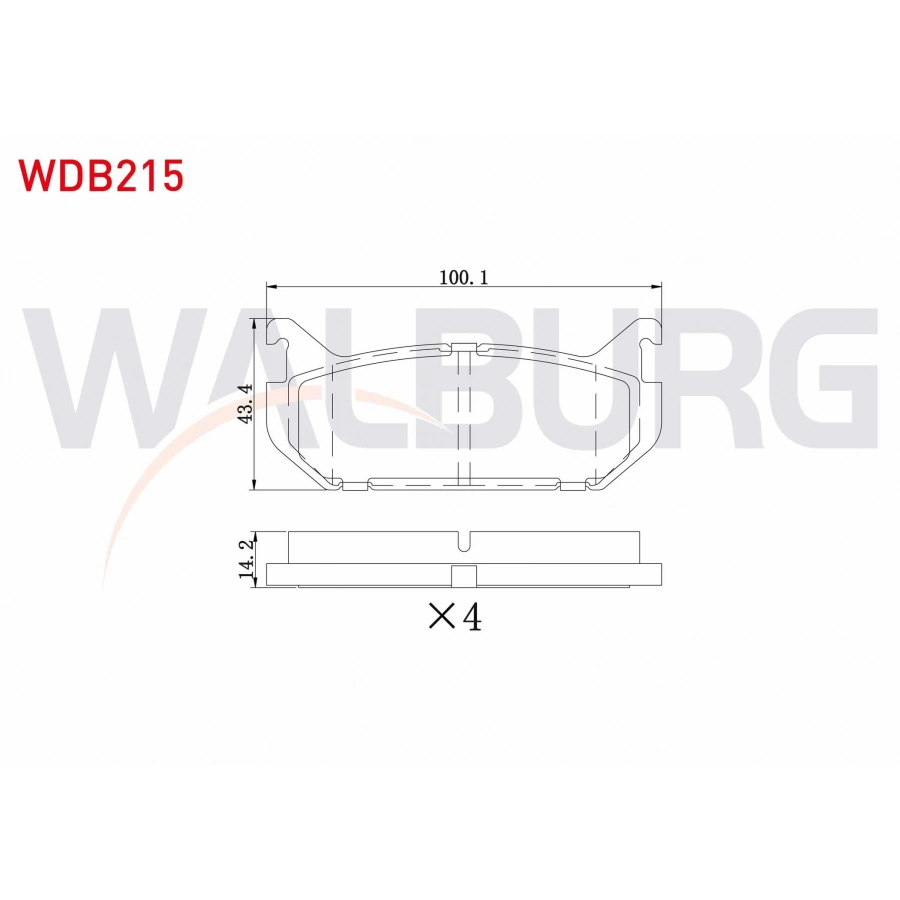 FREN BALATA ARKA MAZDA 626 IV (GE) 1.8i 1992-1997/ 626 IV (GE) 2.0i 1992-1997 / 626 V (GF) 1.8i 1992-1997/ MX-6 (GE) 2.0i 1991-1997/ XEDOS 6 (CA) 2.0i 1992-1999 / XEDOS 6 (CA) 1.6i 1992-1999