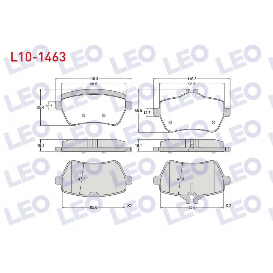 FREN BALATA ARKA MERCEDES S SERISI (W222,V222,X222) S 350 D 2013-/ S 400 HYBRID 2013-/ S 500 2013-/ S 600 2013-/ SL (R231) 350 2012-/ 500 2012-