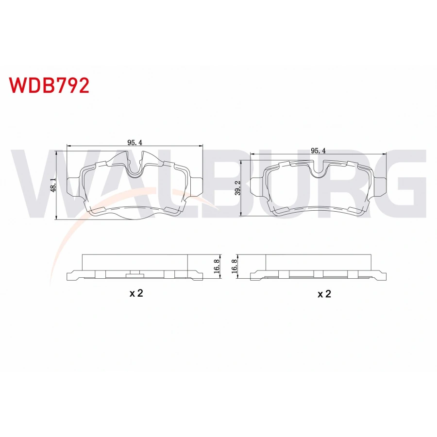 FREN BALATA ARKA MINI CLUBMAN (R55) 1.6 D 2007-