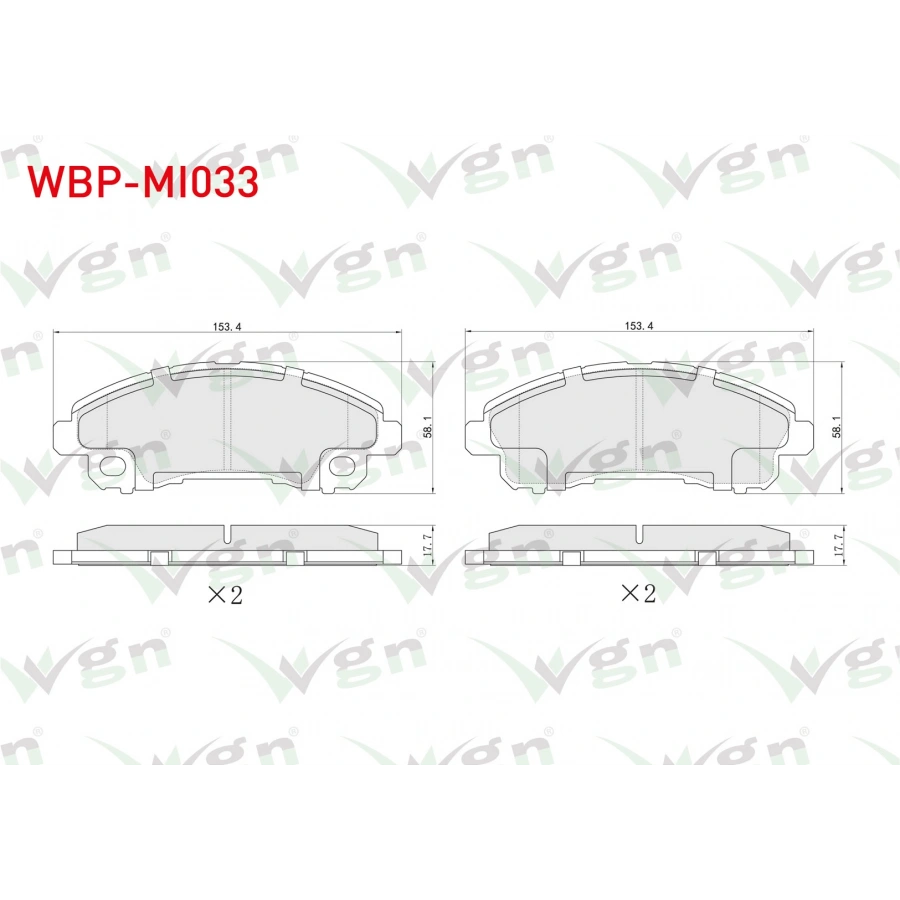 FREN BALATA ARKA MITSUBISHI FUSO CANTER EURO 6 2017-