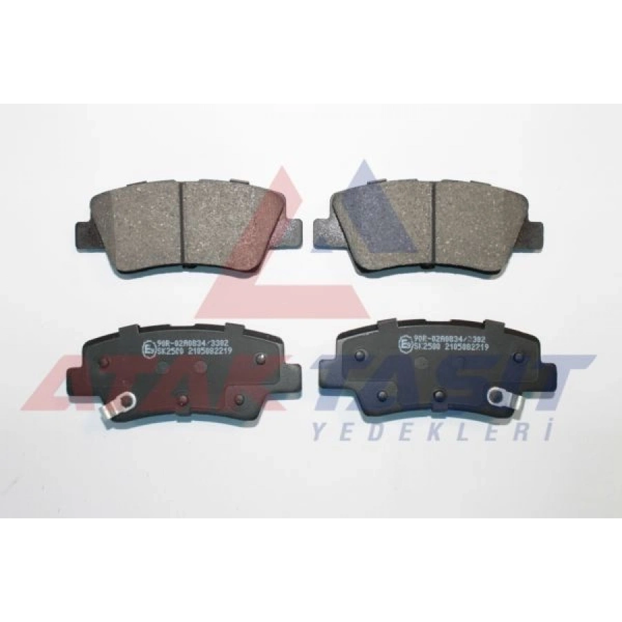 FREN BALATA ARKA TEL DELIKLI HYUNDAI ACCENT BLUE 1.4 - 1.6 CRDI 2012-/ ELANTRA 1.6 CRDI - 1.6 D-CVVT 2015-/ I30 1.6 CRDI 2016-/ KIA RIO III 1.4 CRDI 2011-2014 / SSANGYONG TIVOLI 1.6, 1.6 XDI 2015-