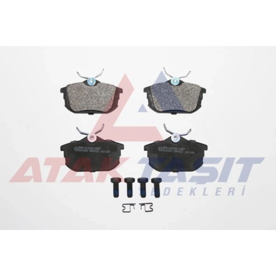 FREN BALATA ARKA VOLVO S40 I 1.6i 16v 1995-2003/ S40 I 1.8i 16v 1995-2003/ S40 I 1.9 TD 1995-2003/ MITSUBISHI CARISMA (DA) 1.8 GDI 1995-2006/ COLT VI 1.3 2002-2012/ COLT VI 1.5 DID 2002-2012