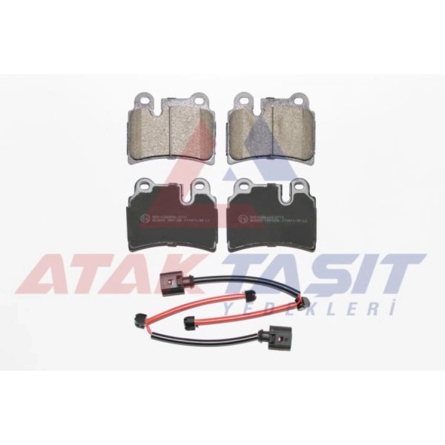 FREN BALATA ARKA VOLKSWAGEN TOUAREG (7LA,7L6,7L7) 3.0 V6 TDI 2002-2010 / TOUAREG 3.2i V6 2002-2010 / TOUAREG 5.0 V10 TDI 2002-2010