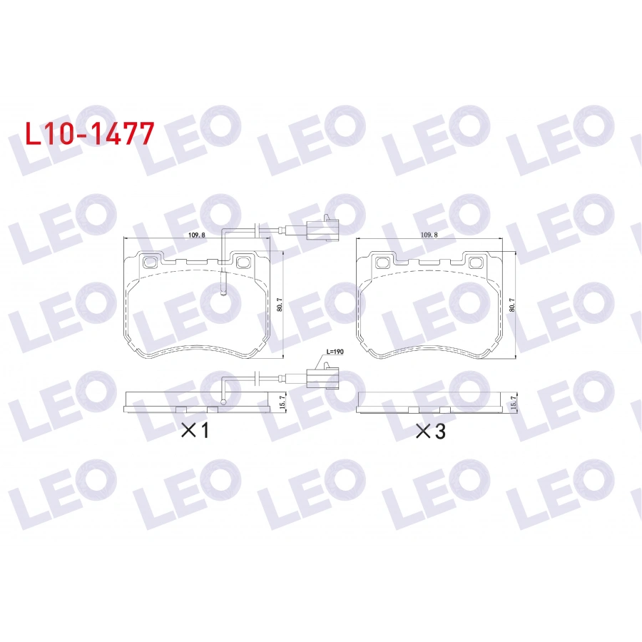 FREN BALATA FISLI ON ALFA ROMEO 159 1.8 MPI - 1.8 TBI - 1.9 JTDM - 1.9 JTB - 2.0 JTDM 2006-2011