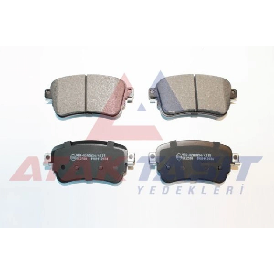 FREN BALATA IKAZLI ARKA CITROEN JUMPY 1.6 BlueHDI 2016-/ PEUGEOT EXPERT 1.6 BlueHDI 2016-/ TOYOTA PROACE (MPY_) 1.6 D 2016- / TOYOTA PROACE (MPY_) 2.0 D 2016-