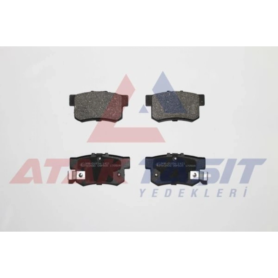 FREN BALATA ARKA IKAZLI CIVIC VIII 1.6 VTEC 2005-2012/ACCORD V 2.2i ES 1993-1997/1.6i 16v 1993-1997/ACCORD VI 1.6i 1997-2003/2.0i LS 1997-2003/S2000 2.0 V-TEC 1999-/ INTEGRA 1.8 TYPER 1993-2001