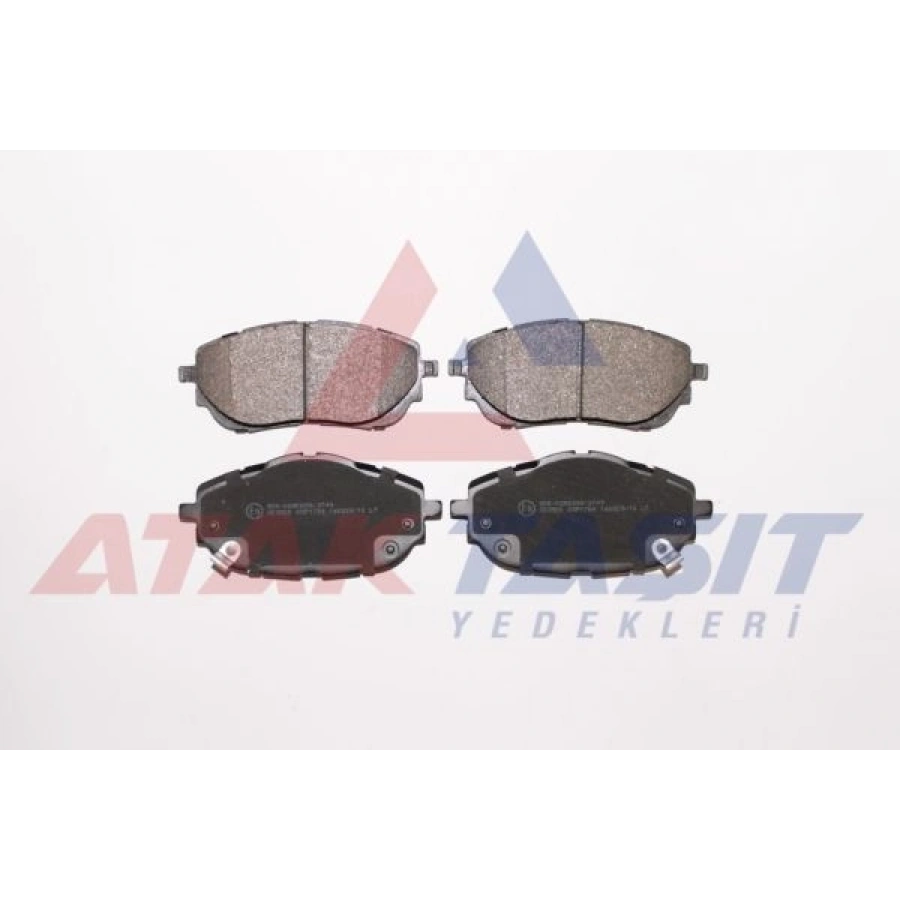 FREN BALATA IKAZLI ON TOYOTA COROLLA 1.6 2012-/ COROLLA 1.33 2012-/ COROLLA 1.4 D-4D 2012-/ AURIS (NZE18,ZRE18) 1.4 D-4D 2012-/ AURIS 1.6 2012-/ AURIS 1.33 2012-