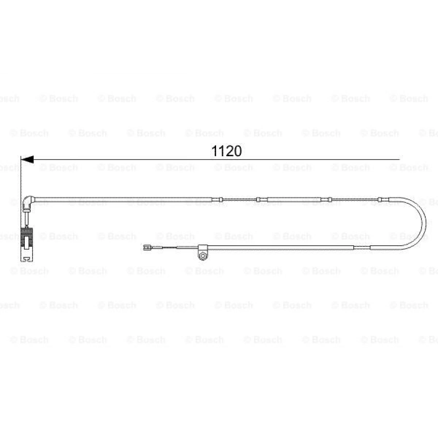 FREN BALATA KABLOSU ARKA 02-07 RANGE ROVER 4×4