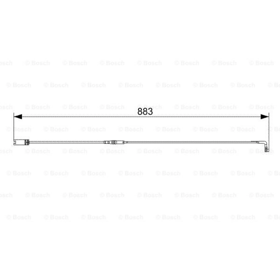 FREN BALATA KABLOSU ARKA 04 5S-6S E60-E61-E63-E64