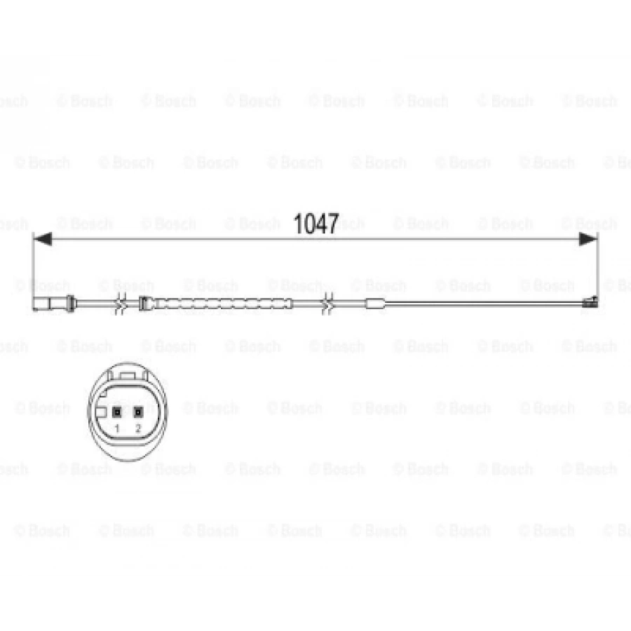 FREN BALATA KABLOSU ARKA 10 BW.X5-X6