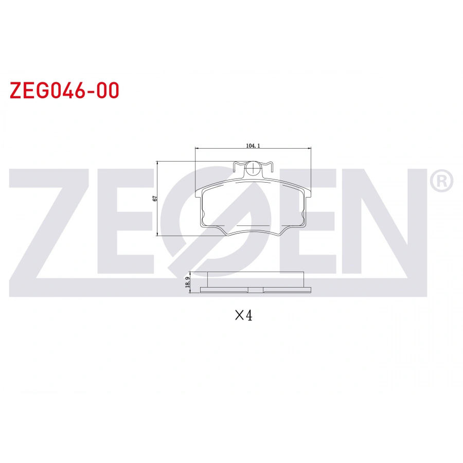 FREN BALATA ON AUDI 80 (81,85,B2) 1.6 1978-1986 / AUDI 100 (43,C2) 1.6 1976-1982 / AUDI 80 (81,85,B2) 1.6 TDI 1978-1986