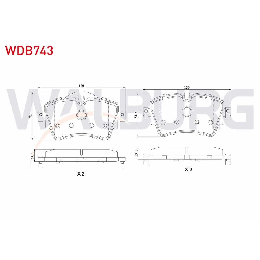 FREN BALATA ON BMW 2 SERISI (F45) 218 i 2014-