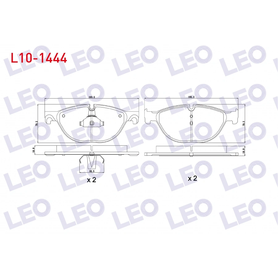 FREN BALATA ON BMW 5 SERISI (F10) 535 D 2010- / (F10) 530 D 2010- / (F10) 535 i 2010-/ 7 SERISI 730 i 2009-/ 740 i 2009-/ 6 SERISI (F13) 640 i 2010-/ 6 SERISI (F12) 640 i 2011-