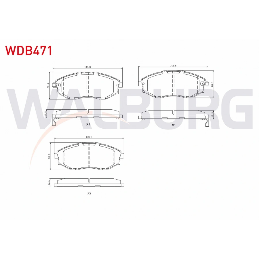FREN BALATA ON CHEVROLET EPICA (V250) 2.0 D 2007-2011