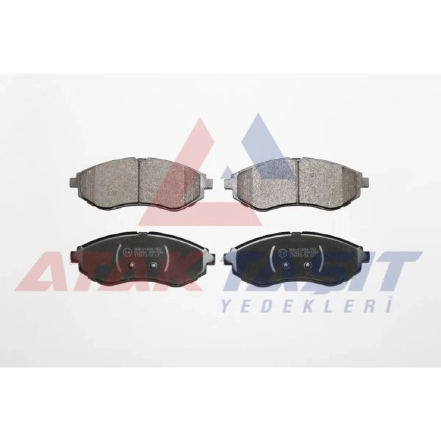 FREN BALATA ON CHEVROLET KALOS (T200) 1.2 2003-2008 / KALOS (T200) 1.4 2003-2008 / AVEO (T250) 1.4i 2006-2011 / AVEO (T250) 1.2i 2006-2011