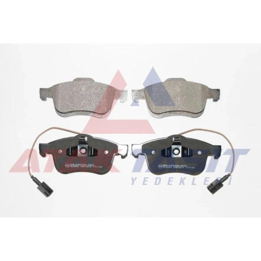 FREN BALATA ON CIFT FISLI FIAT DOBLO (152,263) 1.6 MJT 2010-/ DOBLO (152,263) 1.3 MJT 2010-/ DOBLO (152,263) 1.9 MJT 2010- / OPEL COMBO D 1.6 CDTI 2012-