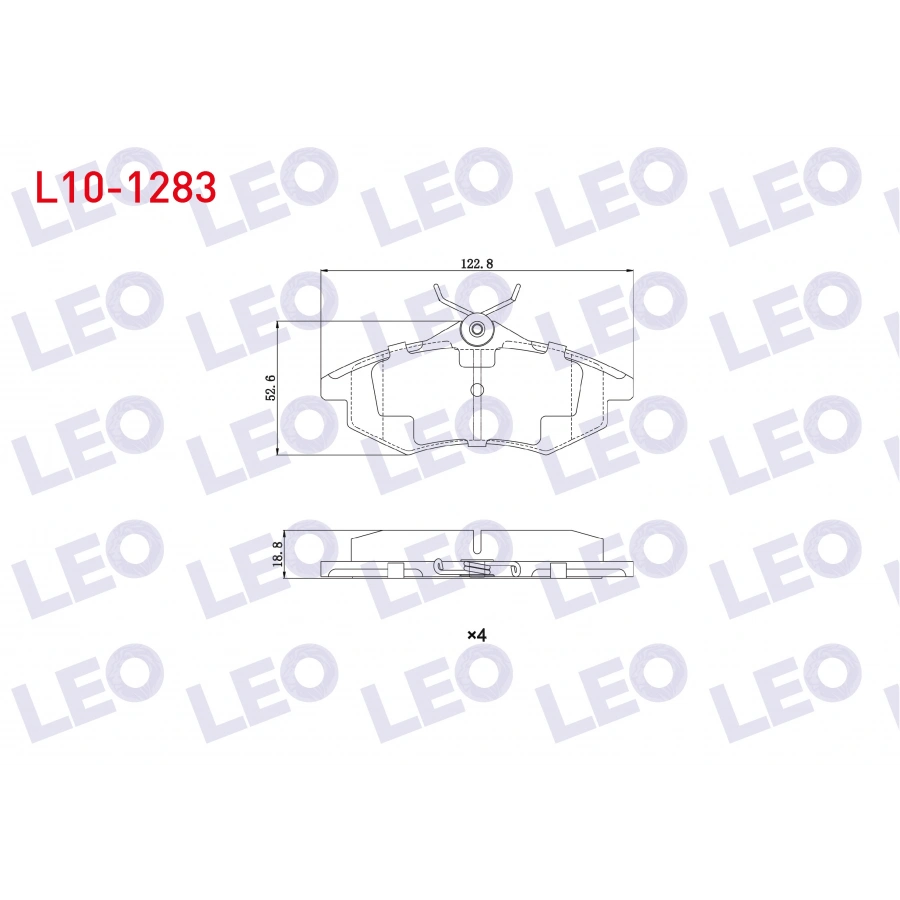 FREN BALATA ON CITROEN C3 (FC) 1.4 VTI 2002-2009 / C3 (FC) 1.4 HDI 2002-2009 / C2 (JM) 1.4 2003-2009 / C2 (JM) 1.4 HDI 2003-2009