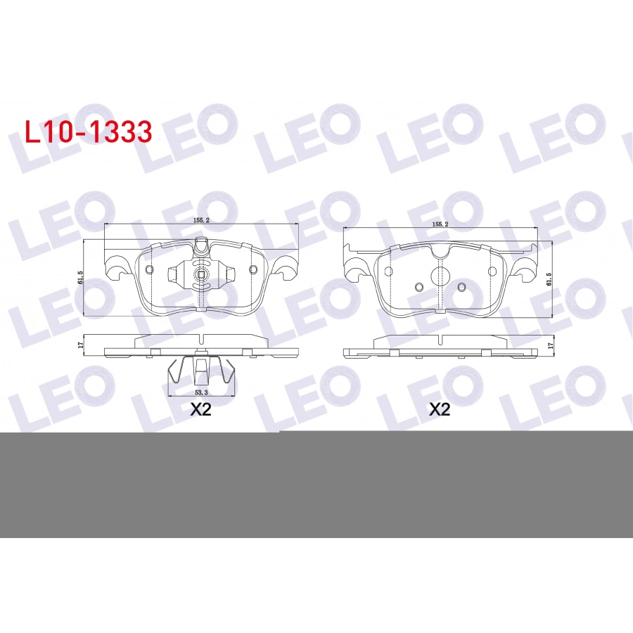 FREN BALATA ON CITROEN C4 PICASSO II 1.6 HDI 2013- / C4 PICASSO II 1.6 VTI 2013-