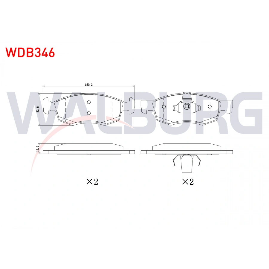 FREN BALATA ON DACIA LOGAN 1.5 DCI 2004-2012/ LOGAN 1.4 2004-2012/ LOGAN 1.6 16v 2004-2012/ SANDERO 1.5 DCI 2008-2013/ LOGAN MCV 1.5 DCI 2007-2013/