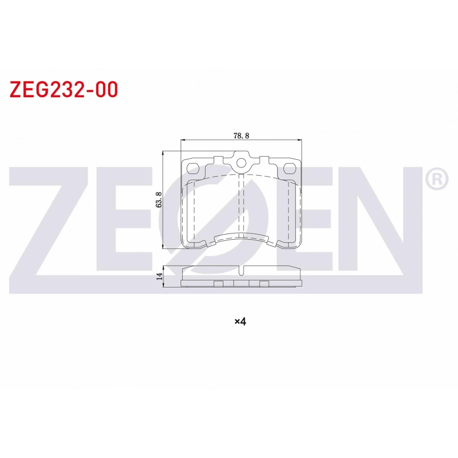 FREN BALATA ON DAIHATSU HI-JET I 1.0 1986-1989 / HI-JET II 1.2i 1990- / HI-JET II 1.2i 1990- / PIAGGIO PORTER 1.3i 1998-