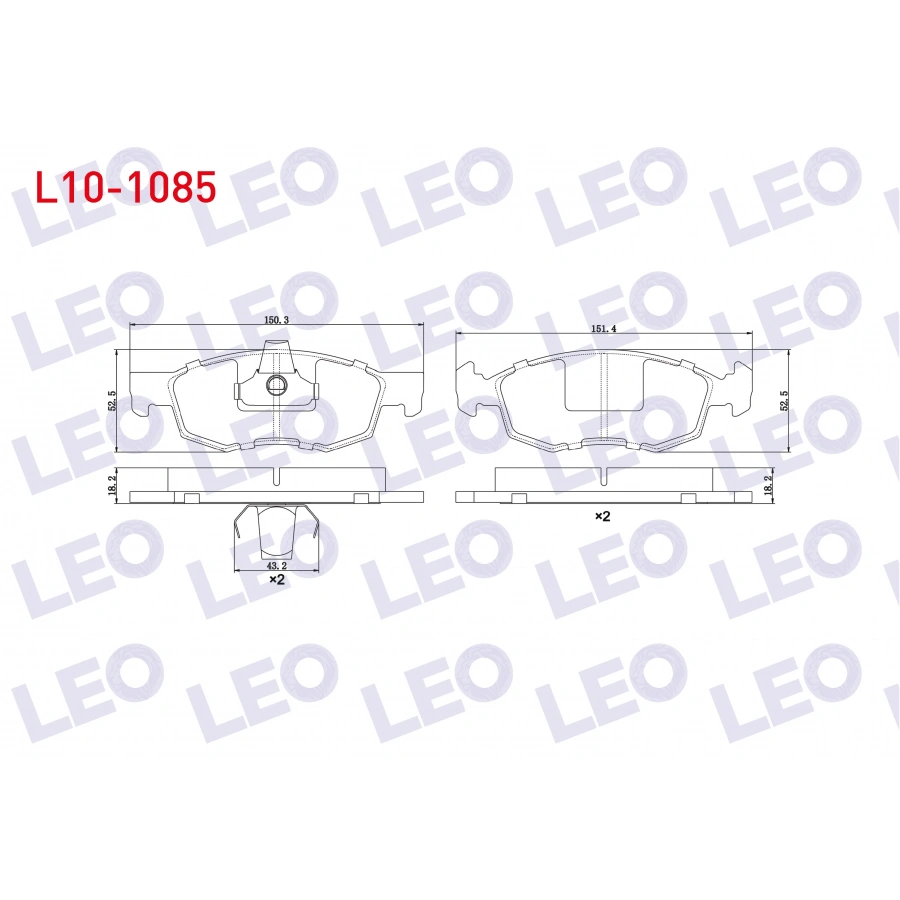 FREN BALATA ON FIAT DOBLO (119,223) 1.9 JTD 17.80mm 2001-2010