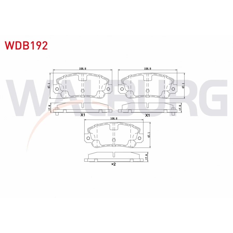 FREN BALATA ON FIAT UNO 60 1.1 1983-1996/ SEAT IBIZA I (021A) 1.2 1984-1993 / IBIZA I (021A) 1.5 1984-1993
