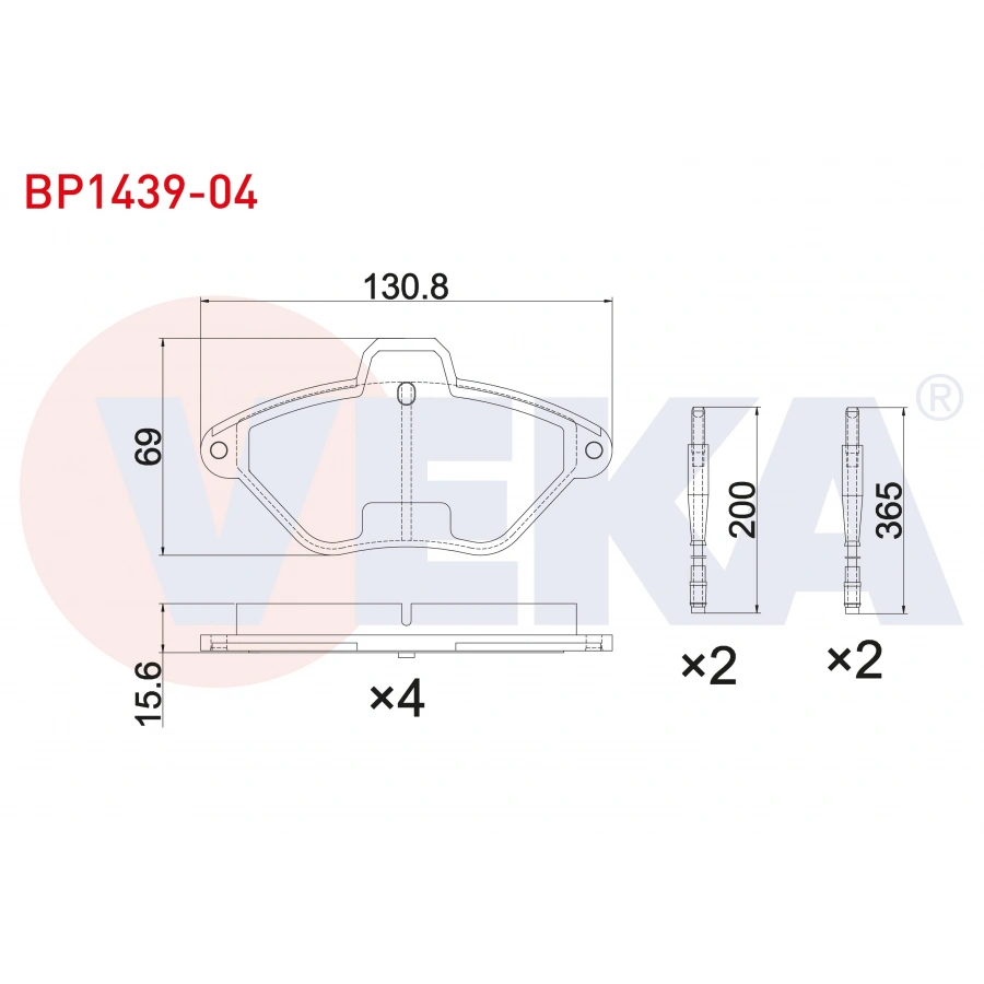 FREN BALATA ON FISLI CITROEN XANTIA 1.8 - 1.9 - 2.0 1993-1998