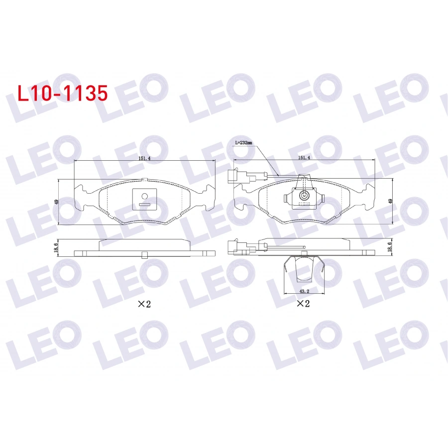 FREN BALATA ON FISLI FIAT PALIO 1.2i 16v 1996-2005/ PALIO 1.4i 1996-2005/ PALIO 1.6i 16v 1996-2005/ ALBEA 1.2 1996-2003/ ALBEA 1.6 1996-2003/ SIENA 1.4i 1997-2002/ SIENA 1.6i 16v 1997-2002