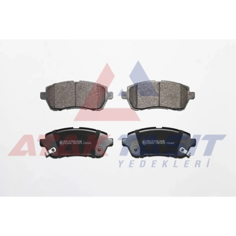 FREN BALATA ON FORD FIESTA VI 2008-2017 / DAIHATSU MATERIA 2006-/ SIRION 2005-/ MAZDA 2 1.5i 2007-2015 / SUZUKI BALENO 2016-/ SWIFT IV-V 2010-