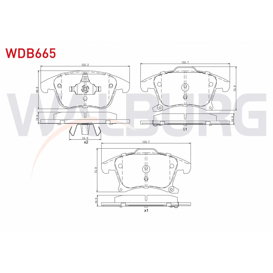 FREN BALATA ON FORD MONDEO V 1.6 TDCI - 2.0 TDCI 2014-