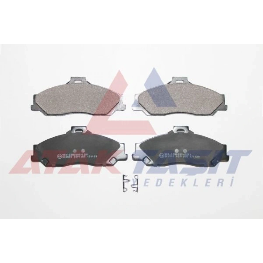 FREN BALATA ON FORD RANGER 2.5 TDCI 4X4 1999-2002 / RANGER 2.2 TDCI 1999-2002 / RANGER 3.0 TDCI 1999-2002 / MAZDA B SERISI (UN) 2.5 D 4X2 1998-2006 / B SERISI (UN) 2.5 TD 4X4 1998-2006