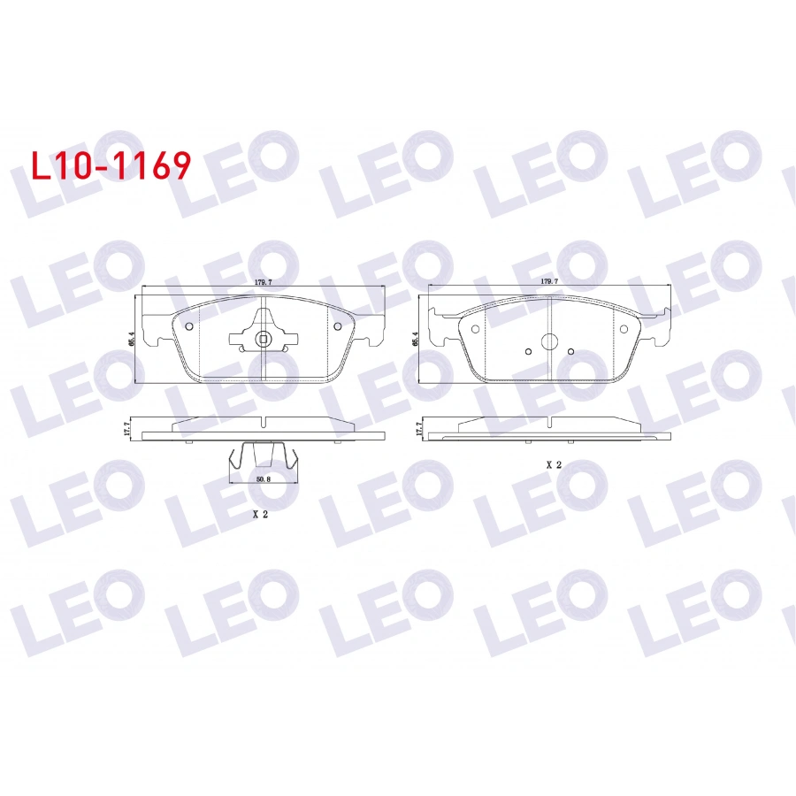 FREN BALATA ON FORD TOURNEO CONNECT 1.6 TDCI 2013- / TRANSIT CONNECT 1.6 TDCI 2013- / KUGA II 2.0 TDCI 2013-