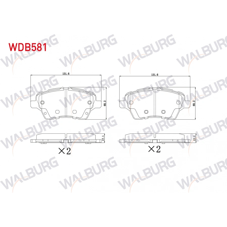 FREN BALATA ON FORD TOURNEO COURIER 1.5 TDCI 2014-/ 1.6 TDCI 2014-/ B-MAX 1.6 TDCI 2012- / FIESTA VII 1.4 TDCI 2012-/ TRANSIT COURIER 1.0 2014-/ B-MAX 1.5 TDCI 2012-