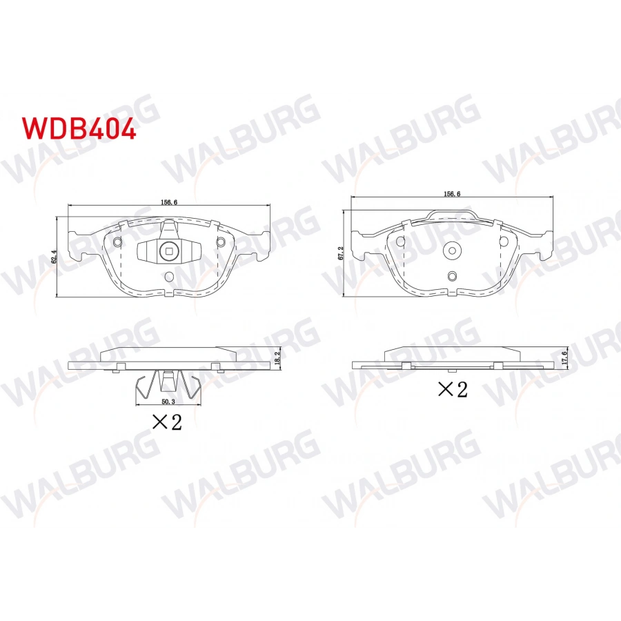 FREN BALATA ON FORD TRANSIT CONNECT 1.8 TDCI 2002-2013 / TOURNEO CONNECT 1.8 TDCI 2002-2013 / FOCUS I (DAW,DBW) 2.0i 16v 1998-2004
