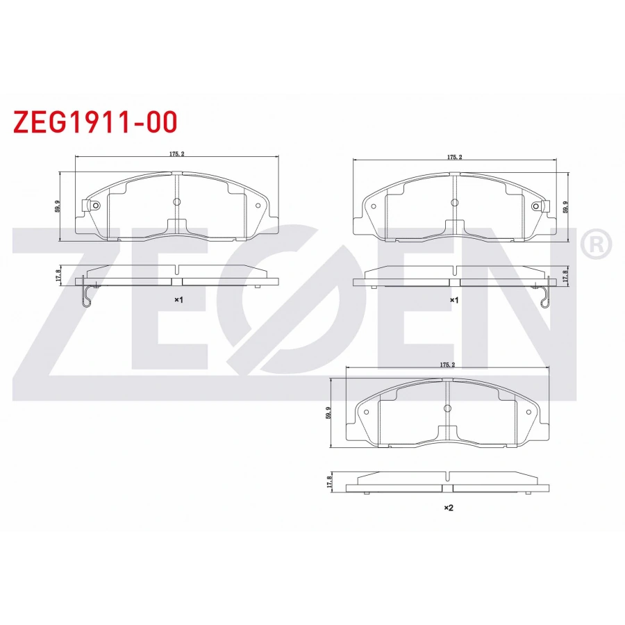 FREN BALATA ON GAZ GAZELLE 2.8 TD 2012-