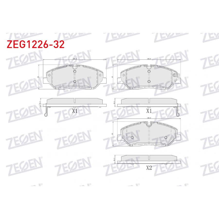 FREN BALATA ON HYUNDAI H350 2.5 CRDI 2015-