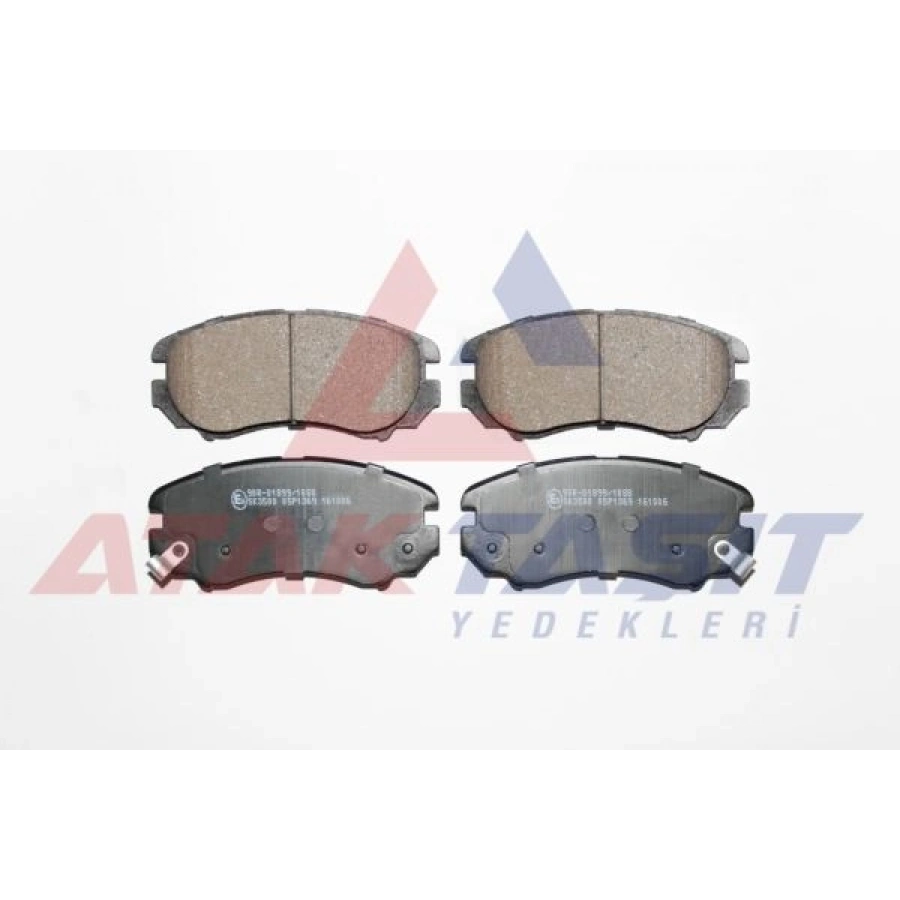 FREN BALATA ON IKAZLI CHERY TIGGO 7 PRO 23- / SONATA IV 2.0i 01-04 / SONATA IV 2.7i V6 01-04 / TUCSON 2.0 CRDI 04-10 / ELANTRA 1.6i 01-07 / ELANTRA 2.0 CRDI 01-07 / SPORTAGE 2.0 CRDI 04-10