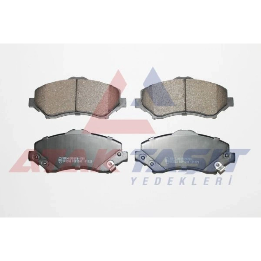 FREN BALATA ON IKAZLI FIAT FREEMONT (JF) 2.0 MJT 170 HP 2011-/ JEEP WRANGLER III (JK) 3.8i V6 2007- / CHRYSLER G.VOYAGER 3.3i 2008-/ DODGE NITRO 2.8 CRD 4X4 2007-